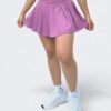 Falda Short plisada